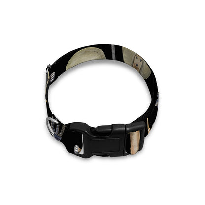 Welding Mask Pattern Print Dog Collar