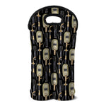 Welding Mask Pattern Print Double Neoprene Wine Tote