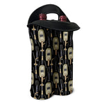 Welding Mask Pattern Print Double Neoprene Wine Tote