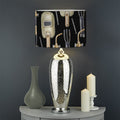 Welding Mask Pattern Print Drum Lamp Shade