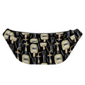 Welding Mask Pattern Print Fanny Pack