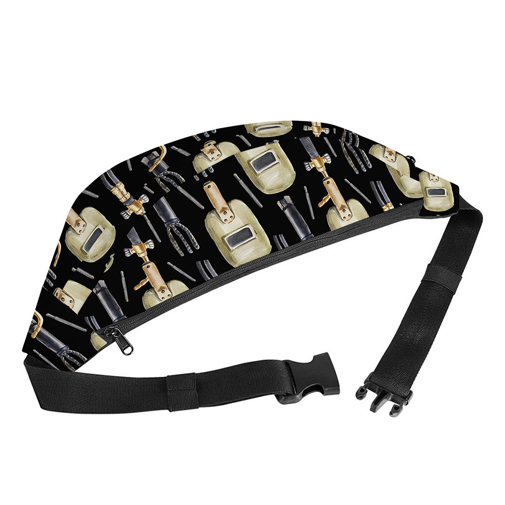 Welding Mask Pattern Print Fanny Pack