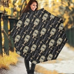 Welding Mask Pattern Print Foldable Umbrella