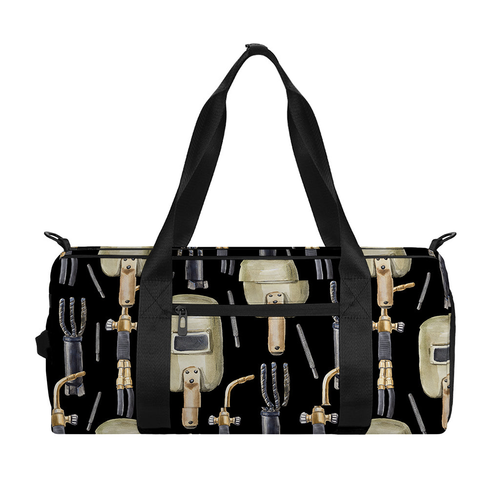 Welding Mask Pattern Print Gym Bag