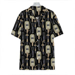 Welding Mask Pattern Print Hawaiian Shirt