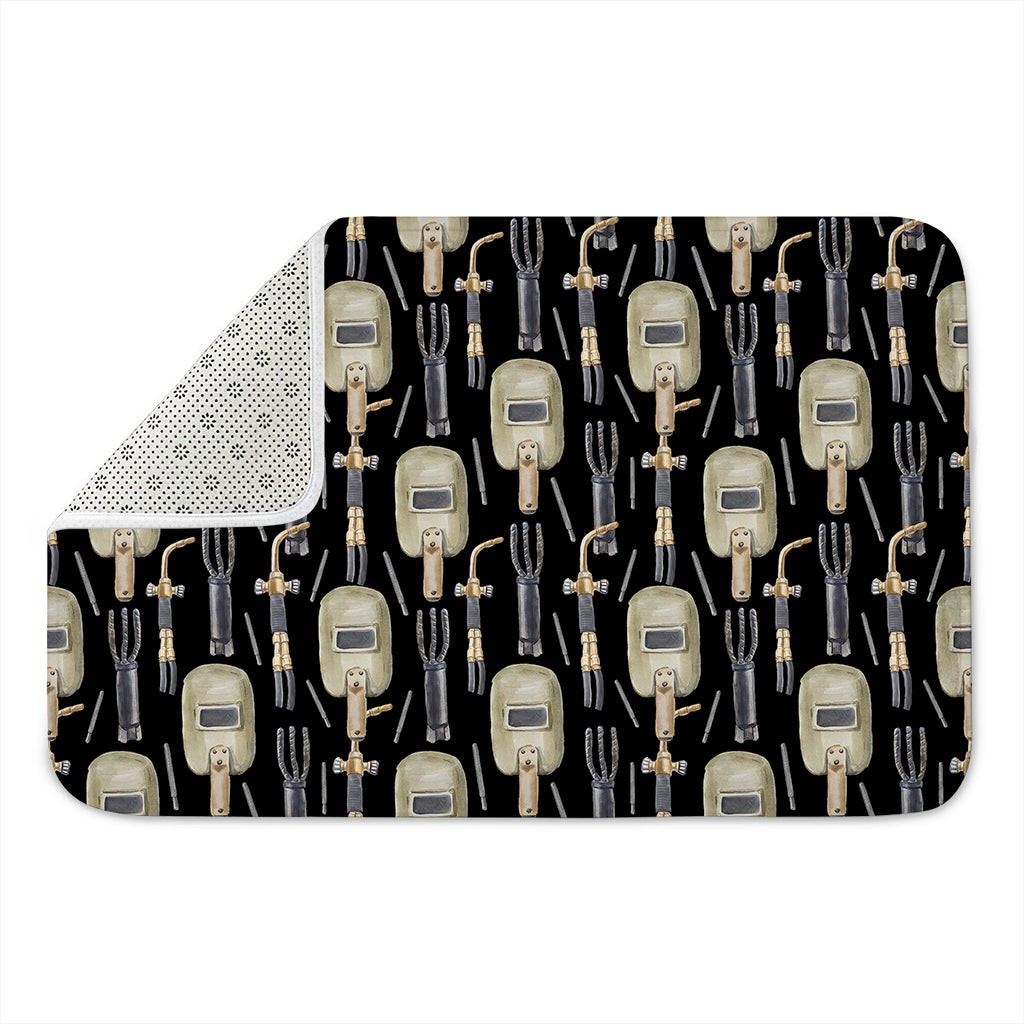 Welding Mask Pattern Print Indoor Door Mat