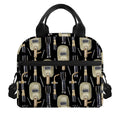 Welding Mask Pattern Print Insulated Lunch Bag