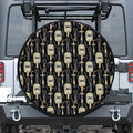 Welding Mask Pattern Print Leather Spare Tire Cover