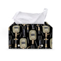 Welding Mask Pattern Print Leather Tissue Box Cover