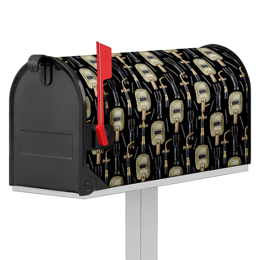 Welding Mask Pattern Print Mailbox Cover