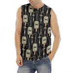 Welding Mask Pattern Print Men's Fitness Tank Top