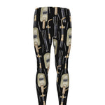 Welding Mask Pattern Print Men's leggings