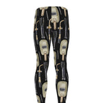 Welding Mask Pattern Print Men's leggings