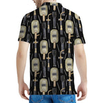 Welding Mask Pattern Print Men's Polo Shirt