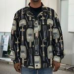 Welding Mask Pattern Print Men's Shirt Jacket