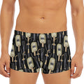 Welding Mask Pattern Print Men's Short Boxer Briefs