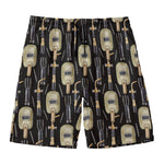 Welding Mask Pattern Print Men's Swim Trunks