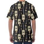 Welding Mask Pattern Print Men's Velvet T-Shirt