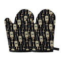 Welding Mask Pattern Print Oven Mitts