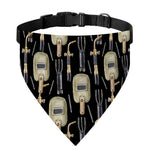 Welding Mask Pattern Print Over The Collar Dog Bandana