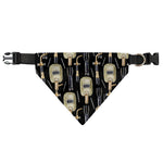 Welding Mask Pattern Print Over The Collar Dog Bandana
