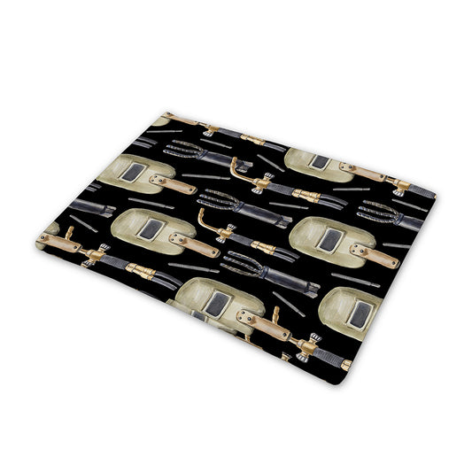 Welding Mask Pattern Print Pet Cooling Mat Cover