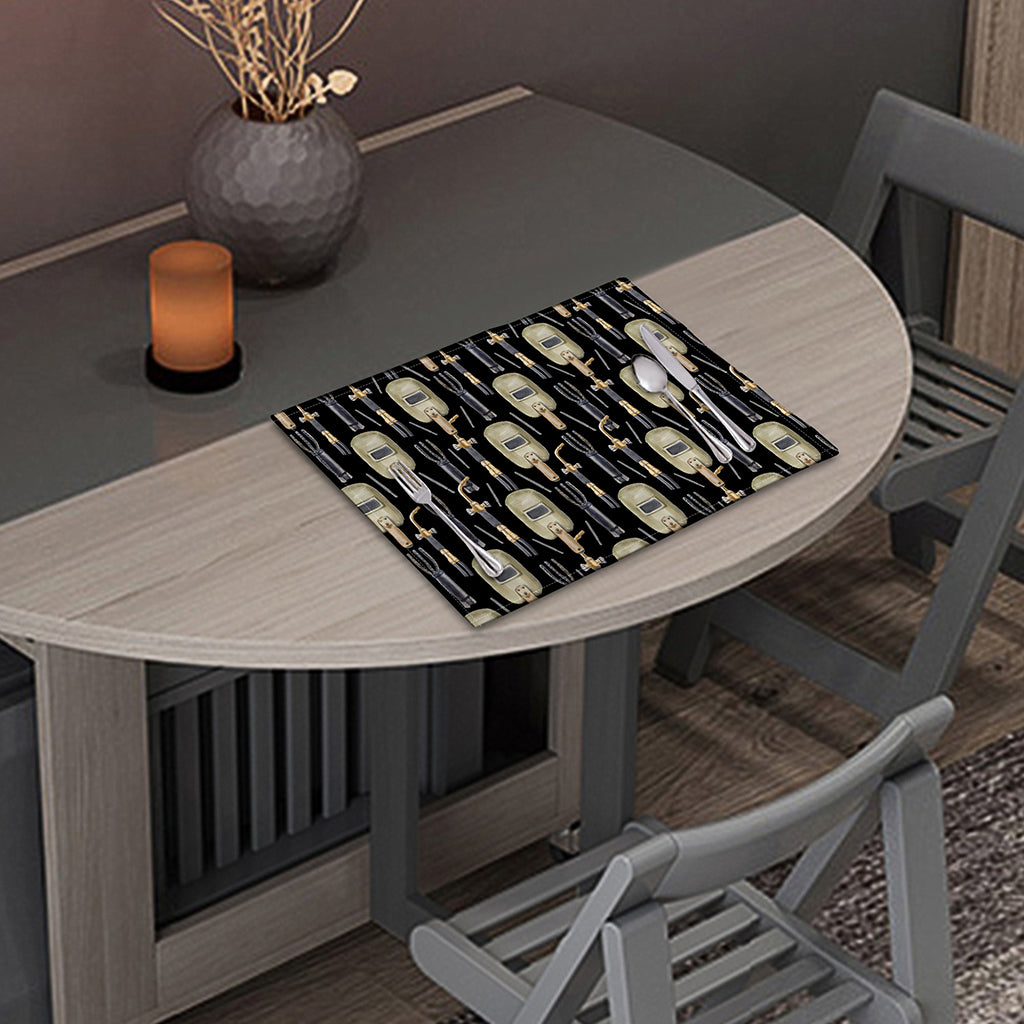 Welding Mask Pattern Print Placemat