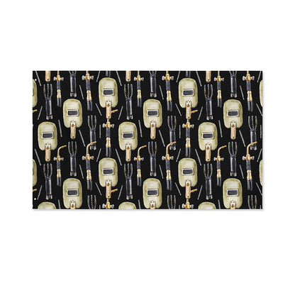 Welding Mask Pattern Print Polyester Flag