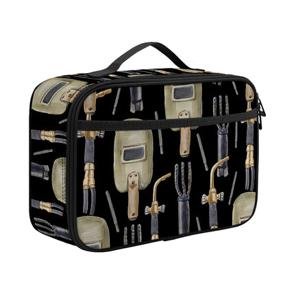 Welding Mask Pattern Print Portable Lunch Bag