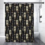 Welding Mask Pattern Print Premium Shower Curtain