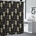 Welding Mask Pattern Print Premium Shower Curtain