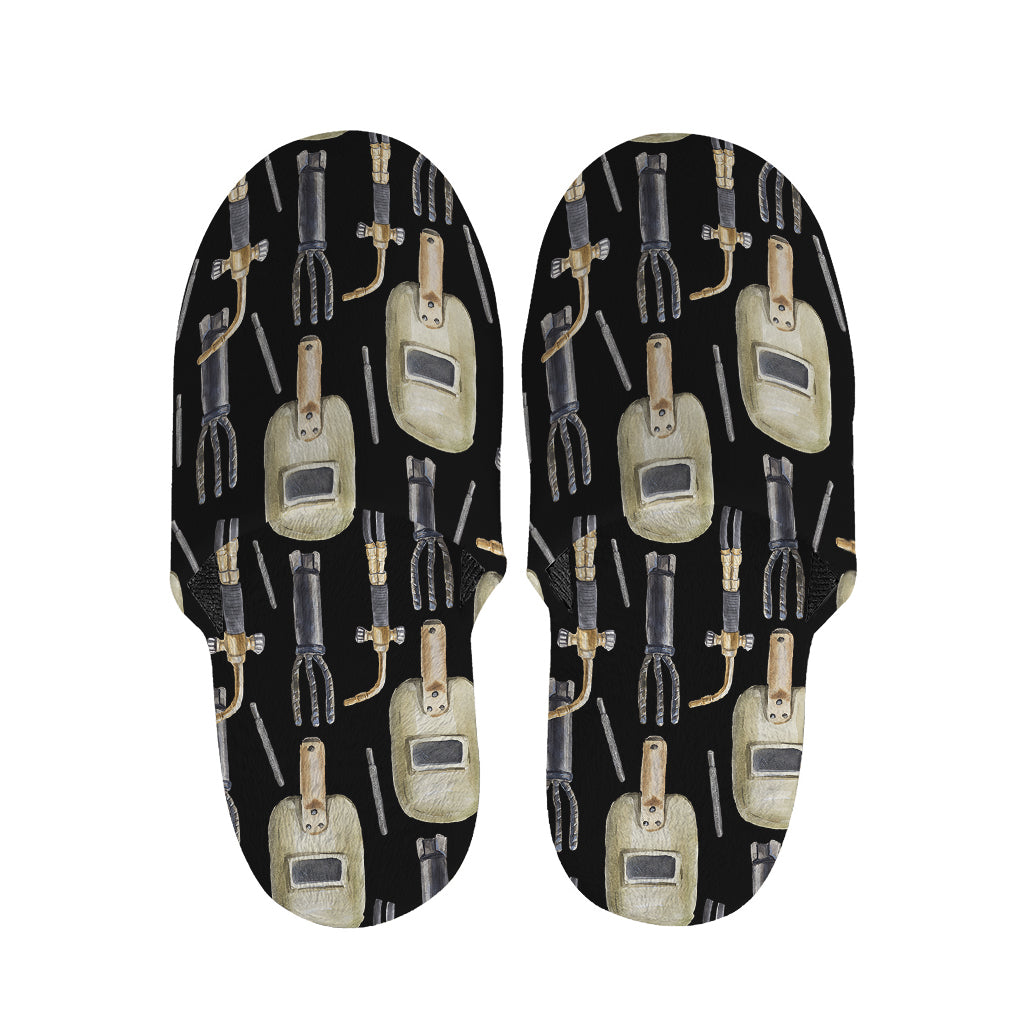 Welding Mask Pattern Print Slippers