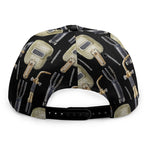 Welding Mask Pattern Print Snapback Cap