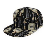 Welding Mask Pattern Print Snapback Cap