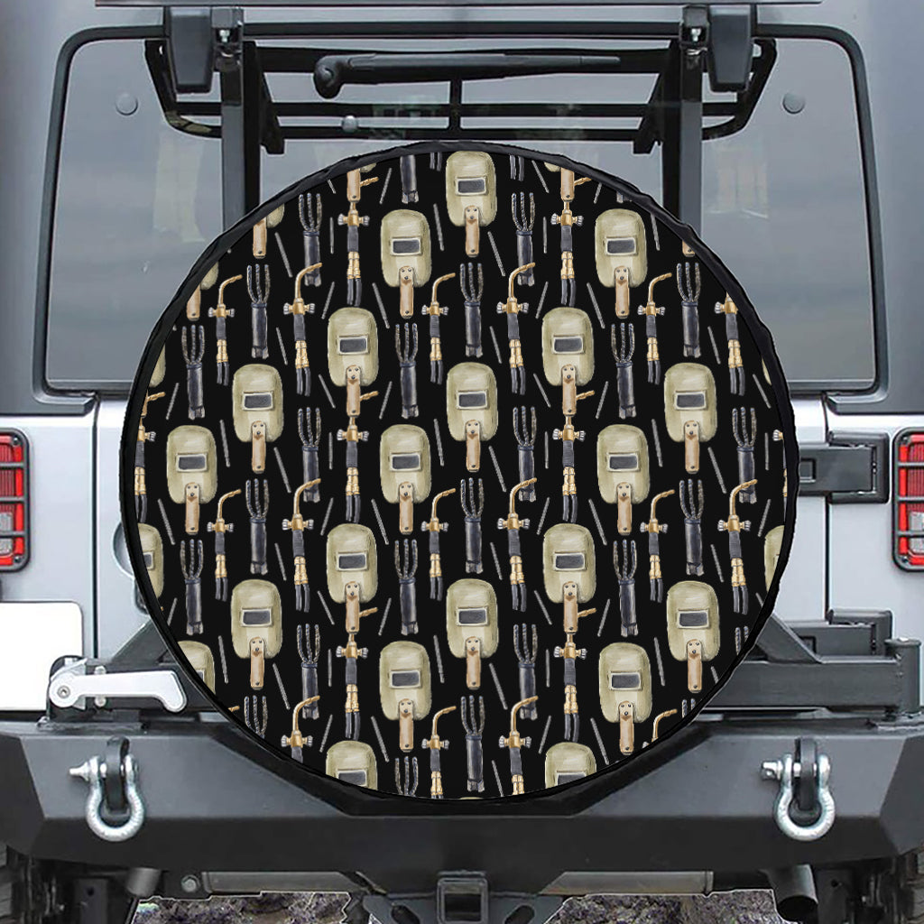 Welding Mask Pattern Print Tire Cover