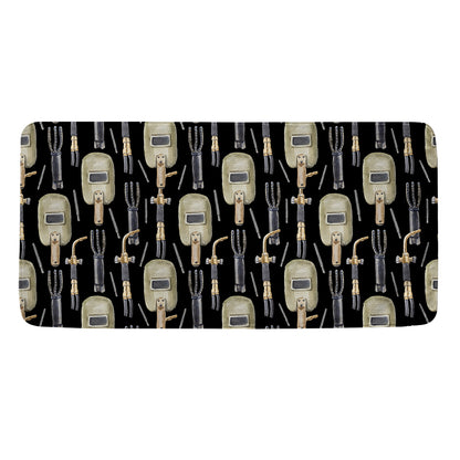 Welding Mask Pattern Print Towel