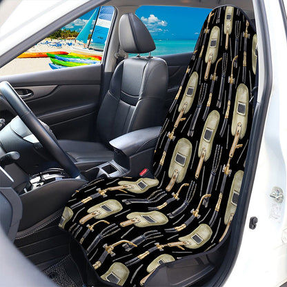 Welding Mask Pattern Print Waterproof Car Seat Cover
