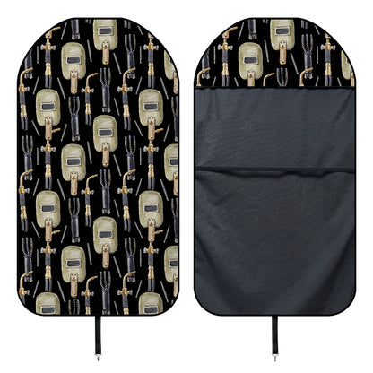 Welding Mask Pattern Print Waterproof Car Seat Cover
