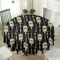 Welding Mask Pattern Print Waterproof Round Tablecloth