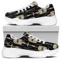 Welding Mask Pattern Print White Chunky Shoes
