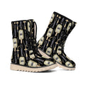 Welding Mask Pattern Print Winter Boots