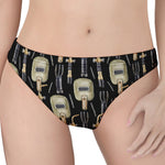 Welding Mask Pattern Print Women's Thong