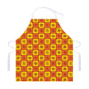 West Adinkra Symbols Pattern Print Adjustable Apron