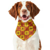 West Adinkra Symbols Pattern Print Dog Bandana