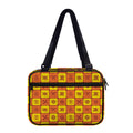West Adinkra Symbols Pattern Print Double Strap Bible Bag