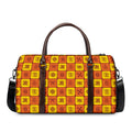 West Adinkra Symbols Pattern Print Duffel Bag