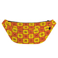West Adinkra Symbols Pattern Print Fanny Pack