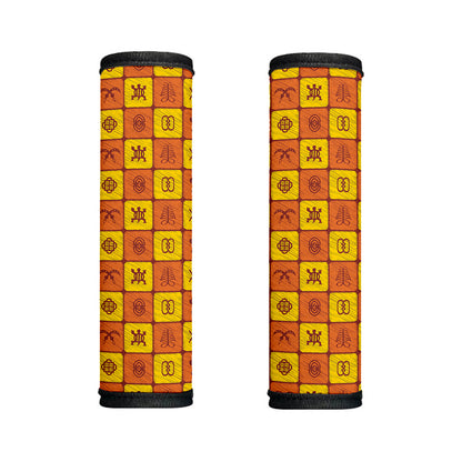 West Adinkra Symbols Pattern Print Handle Covers