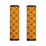 West Adinkra Symbols Pattern Print Handle Covers