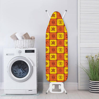 West Adinkra Symbols Pattern Print Ironing Board Cover